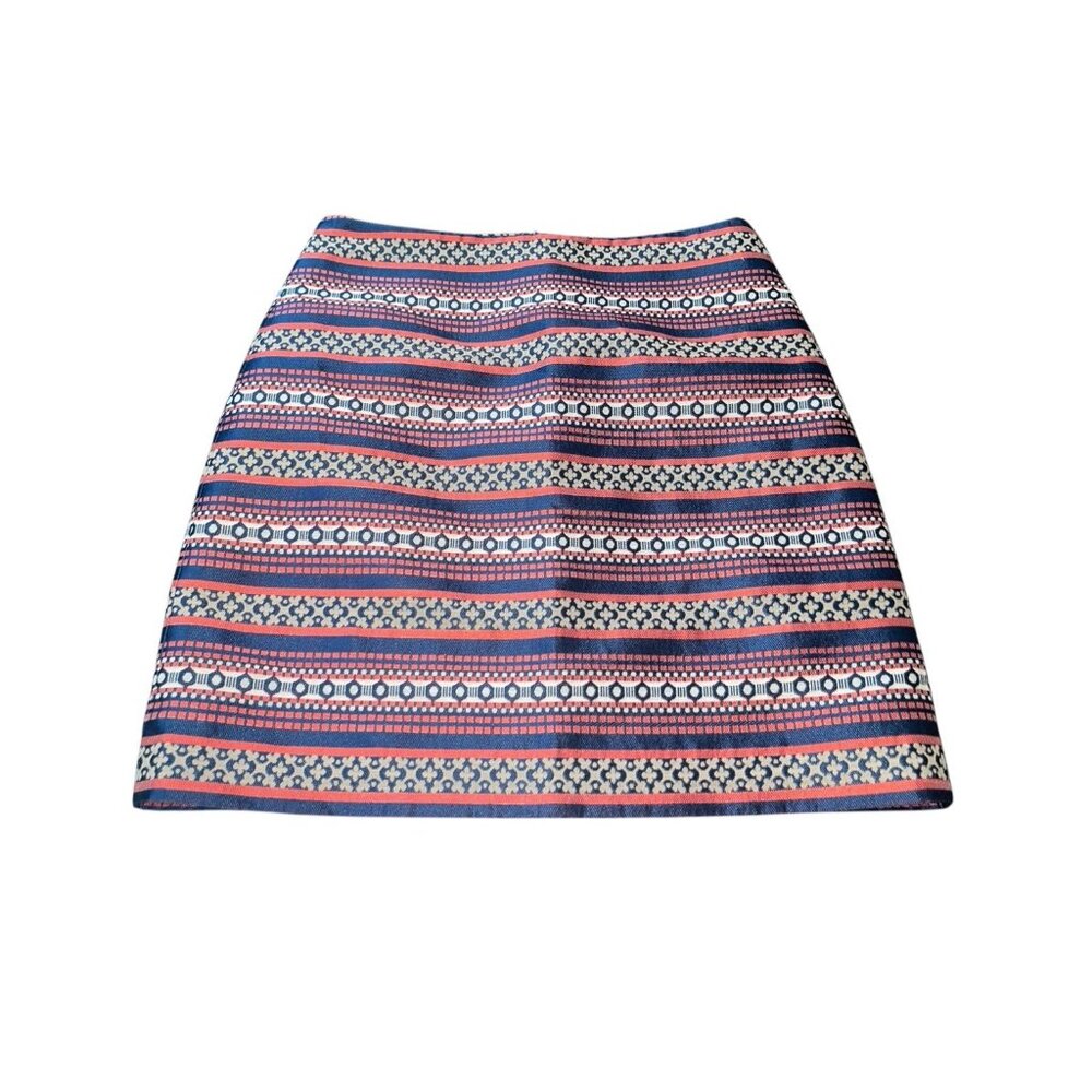 LOFT PETITES Women's 0 Petite Tribal Pattern Lined Pencil Skirt - Picture 7 of 12
